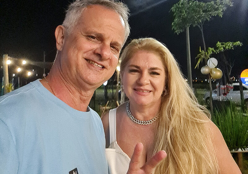 Zaramelo Jr. e a esposa Mônica: duas décadas de jornalismo